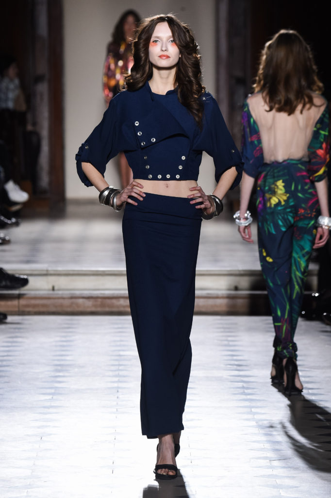 Julien Fournie, Women model catwalking during the Paris Haute Couture fashion shows, summer 2016Julien Fournie, Women model catwalking during the Paris Haute Couture fashion shows, summer 2016