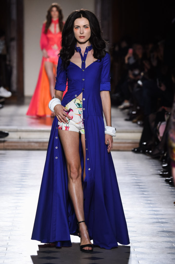 Julien Fournie, Women model catwalking during the Paris Haute Couture fashion shows, summer 2016Julien Fournie, Women model catwalking during the Paris Haute Couture fashion shows, summer 2016