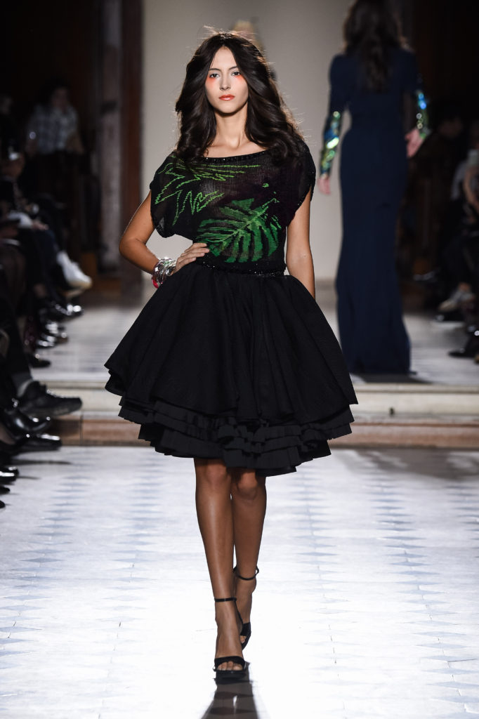 Julien Fournie, Women model catwalking during the Paris Haute Couture fashion shows, summer 2016Julien Fournie, Women model catwalking during the Paris Haute Couture fashion shows, summer 2016