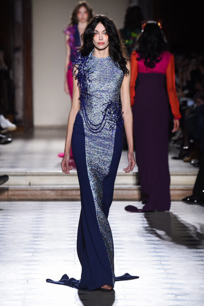 Julien Fournie, Women model catwalking during the Paris Haute Couture fashion shows, summer 2016Julien Fournie, Women model catwalking during the Paris Haute Couture fashion shows, summer 2016