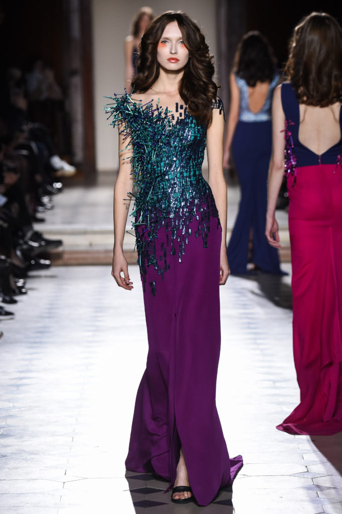 Julien Fournie, Women model catwalking during the Paris Haute Couture fashion shows, summer 2016Julien Fournie, Women model catwalking during the Paris Haute Couture fashion shows, summer 2016