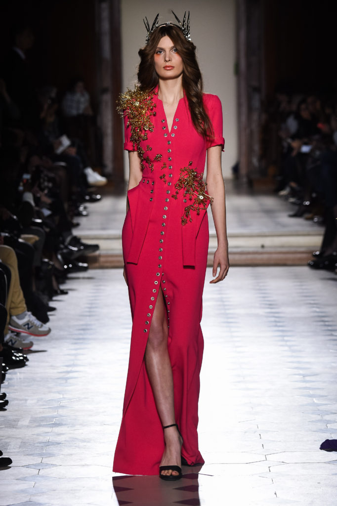 Julien Fournie, Women model catwalking during the Paris Haute Couture fashion shows, summer 2016Julien Fournie, Women model catwalking during the Paris Haute Couture fashion shows, summer 2016