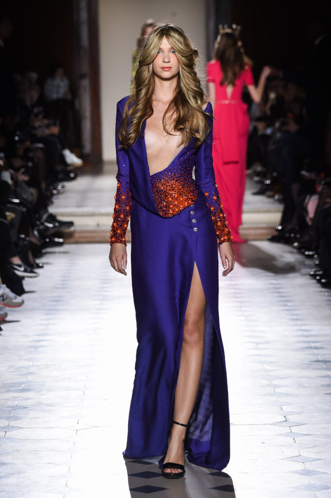 Julien Fournie, Women model catwalking during the Paris Haute Couture fashion shows, summer 2016Julien Fournie, Women model catwalking during the Paris Haute Couture fashion shows, summer 2016