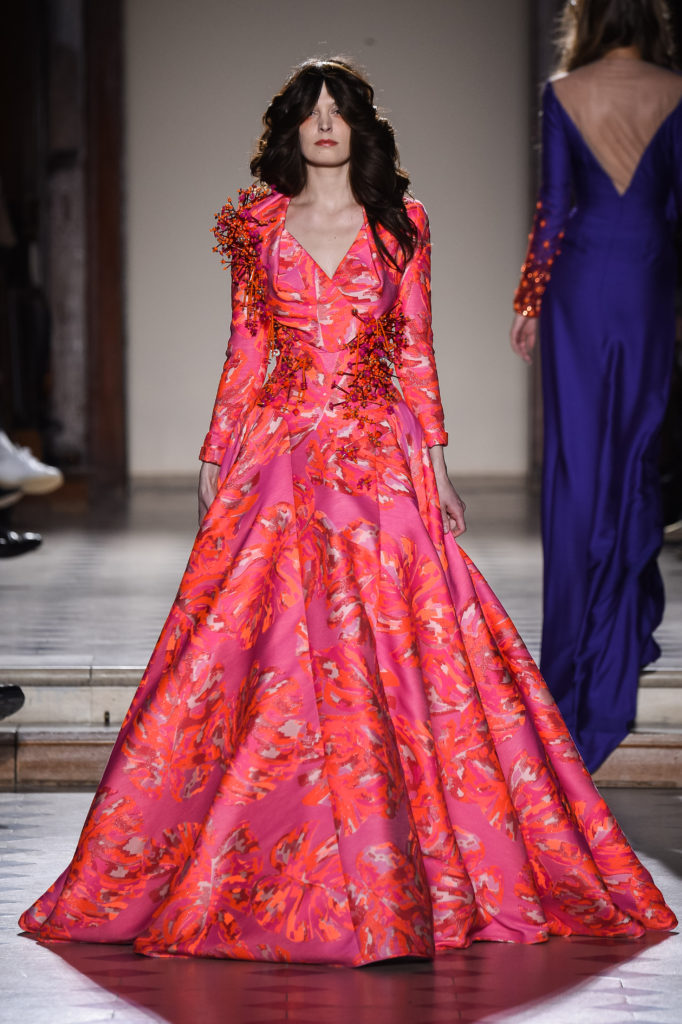 Julien Fournie, Women model catwalking during the Paris Haute Couture fashion shows, summer 2016Julien Fournie, Women model catwalking during the Paris Haute Couture fashion shows, summer 2016