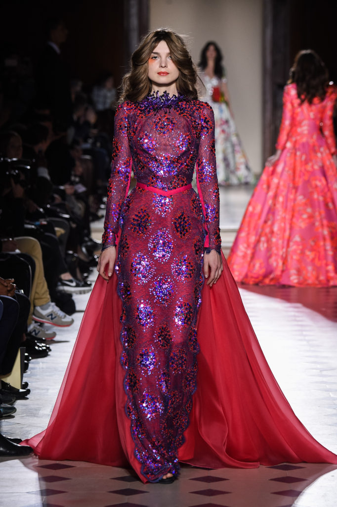 Julien Fournie, Women model catwalking during the Paris Haute Couture fashion shows, summer 2016Julien Fournie, Women model catwalking during the Paris Haute Couture fashion shows, summer 2016